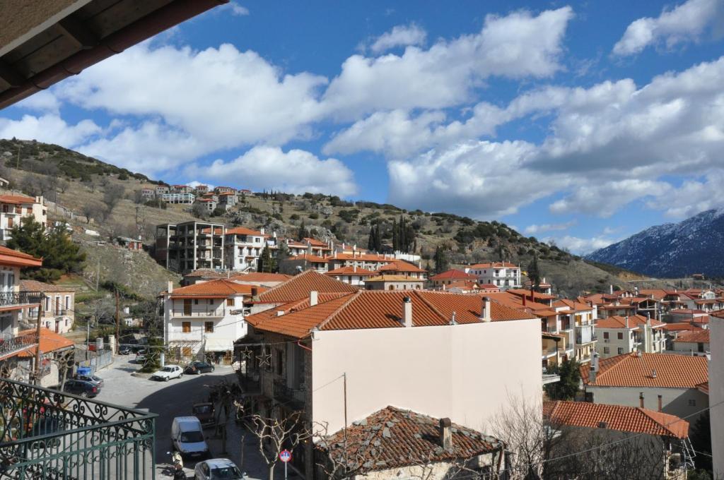 Iris Hotel Arachova Buitenkant foto